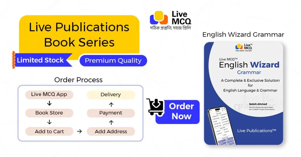 Live MCQ English Wizard Book — Live Publications