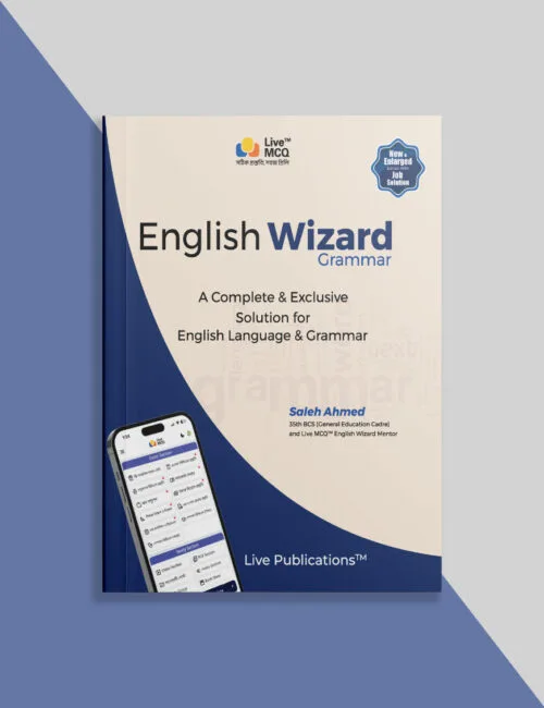 English Wizard - Main Mockup Live MCQ English Wizard Book — Live Publications